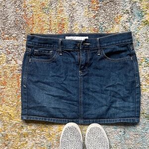 Old Navy Navy Blue Denim Mini Skirt